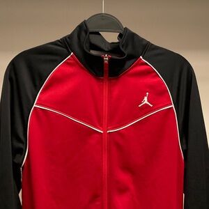 Jordan Men's Red and Black Track Jacket